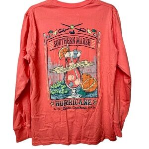 Southern Marsh Long-Sleeve Hurricane TShirt Size Small